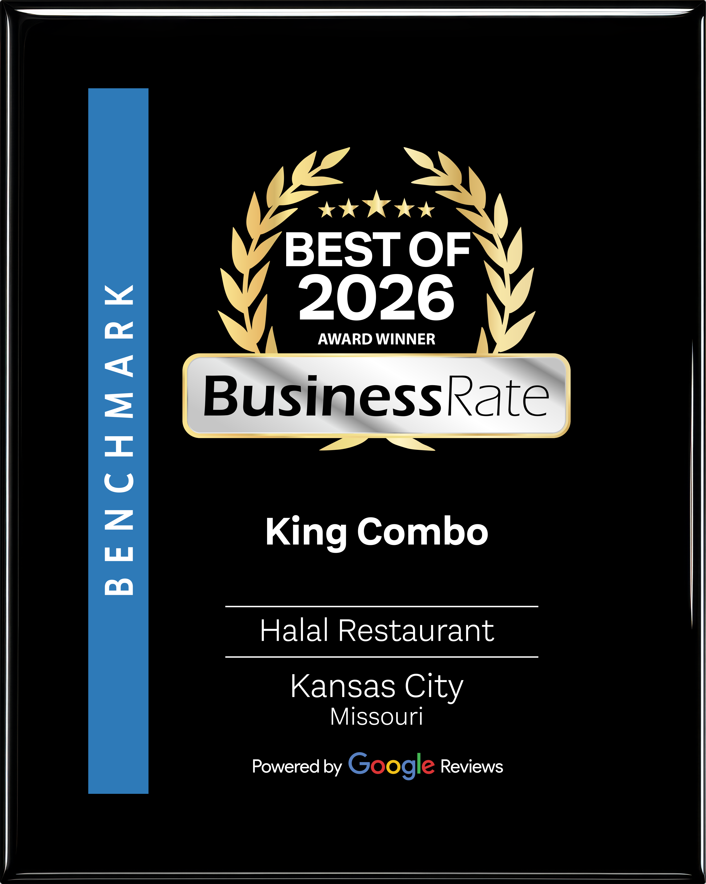 BusinessRate Best of 2026 Award Winner — King Combo